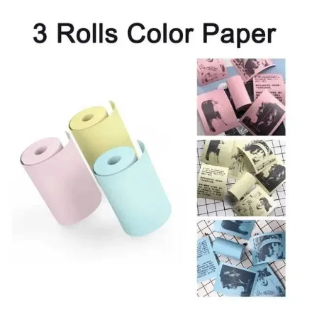 C15 Mini Photo Printer Thermal Portable Printers Stickers Paper Inkless Wireless Impresora Portátil 200dpi Android IOS 57mm